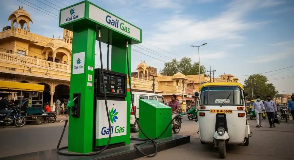 cng gas pump in jaipur